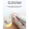 Pikkukuva 5 / 7: Johdoton tassutrimmeri koirille, LED-näyttö, hiljainen, 20 mm terä, USB-C, 4 lisätarviketta, koiran trimmeri / tassutrimmeri - trimmeri tassuille