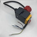 Miniatyrbillede 4 af 5: KOA7 Enhedsafbryder Maskinafbryder 380/400V 3-faset med Kabel og Fasevender Kompatibel med W{HH} BlackRed