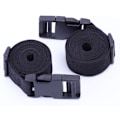 Miniatyrbillede 2 af 5: 25mm Nylon Kraftige Stropper med Spænder Bagagestropper Universalstropper 150 cm Sort 4 stk