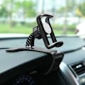 Miniatyrbillede 2 af 5: Mobilholder til bil - Instrumentbræt - Mobiltelefonholder - GPS-holder til iPhone Samsung - Universal bilholder