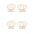 Miniatyrbild 1 av 5: Magnetiska gardinhållare Guld 4-pack