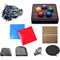 Miniatyrbild 1 av 7: Squid Game 2, Koreansk traditionell lek, Koreansk folkleksset – Jack Stone-lekset inspirerat av Squid Game 2 (9 st + bas)
