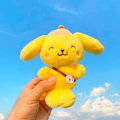 Miniatyrbild 1 av 11: Tecknad Kuromi docka skolväska hänge docka plyschleksak par nyckelring väska hänge Plush Sanliou-Pudding Dog 11cm (with keychain)