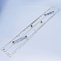 Miniatyrbillede 2 af 5: Marine Lineal Parallel Lineal Søkort Parallel Lineal Kortlægningspunkter Til At Tegne Parallel Lineal 450mm