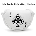 Miniatyrbild 5 av 5: Golf Putter Skydd Halv Mallet Putter Huvudskydd Magnetiskt Klubbskydd För Odyssey,{HH}