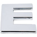 Miniatyrbilde 2 av 4: 3D Metall Emblem Bokstav E Klistremerke - Krombelagt Sink Legering Bil Symbol Emblem Dekal