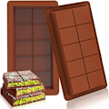 Miniatyrbillede 1 af 7: 2-pak chokoladeforme, silikoneform til chokolade A