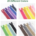 Miniatyrbillede 2 af 5: 80 stk. 14 tommer (35 cm) nylon spiral lynlåse til syning håndværk skrædder nylon lynlåse bulk 20 farver (14\" 80 stk.)