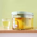 Miniatyrbillede 1 af 5: 4L Vandflaske til Køleskab, Kande Drikkevare Dispenser med Hane{HH}