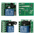 Miniatyrbilde 2 av 5: Svart hus DC 12V enkelkrets liten modell fjernkontrollhus med 2 fjernkontroller Modellnr. AK-RK01SY-12+AK-J027 4PDB4M60P