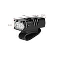Pikkukuva 5 / 5: Naiwang Mini Double T6 Polkupyörän USB-lataus Ulkoilupyöräilyn LED-valo