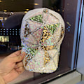 Miniatyrbillede 9 af 11: Sommer mesh paillet hat dame åndbar solhat rejse all-match koreansk baseballkasket andenæb kasket Lattice sequined mesh hat Adjustable