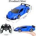 Miniatyrbilde 2 av 7: Fjernstyrt bil, 1:18 Transformerende leker Fjernstyrt transformerende bil, 2-i-1 Transformerende robotleke med 2,4 GHz fjernkontroll