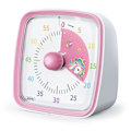Miniatyrbillede 1 af 2: Visuel timer børn 60 min klasseværelse skole pink rosa rosa