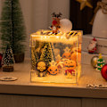 Miniatyrbilde 8 av 11: Jul Rubiks kube nattlys julebord utkledning Halloween Rubiks kube speil nattlys