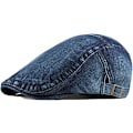Miniatyrbilde 5 av 5: 2-pakning Herre Denim Bomull Newsboy Caps Ivy Gatsby Kjøre Jakt Cabbie Hatter{HH}
