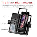 Miniatyrbilde 2 av 6: Wallet Case med RFID-blokkerende kredittkortholder for Samsung Galaxy Z Fold 3 5G, Flip Book PU-lærveske