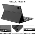 Pikkukuva 5 / 5: Näppäimistö Tablet A9 Plus - Galaxy Tab A9 Plus -kotelo näppäimistöllä, magneettinen langaton Bluetooth-näppäimistö, irrotettava{hh}