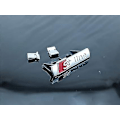 Miniatyrbillede 2 af 2: (Sølv) 4 stk. S Logo Line Emblem, 3D Logo Metal Sticker, Bilnummerplade Emblem til A3 A4 A5 A6 A7