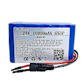 Miniatyrbild 2 av 3: 24V 6S3P 18650 Batteri Litiumbatteri 24V 10000mAh Elcykel Moped/Elektrisk/Litiumjonbatteri