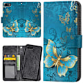 Miniatyrbillede 1 af 2: iPhone 7/8/SE - Wallet Case/Cover Sommerfugle 150