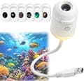 HD Smart Dynamic 5D Holographic Night Light Projector, Plug and Play HD Star Projector with 3/6/12/24 Projection Films With 6 films