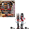 Pikkukuva 1 / 4: Monster High Boo-Riginal Creeproduction Meowlody ja Purrsephone -nuket 2 kpl -pakkaus-XF5-{hh} C