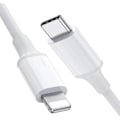 Miniatyrbild 2 av 2: 3-pack 2m Lightning-kabel för laddning och överföring 2st USB-C Vit