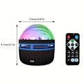 Miniatyrbillede 6 af 7: Nordlys Galaxy Projektionslampe Aurora Projektor Natlampe