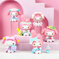 Pikkukuva 1 / 11: Pink Ruby Pieni Majava Blind Box Söpö Lelu Nukke Auto Kakku Koristeet Gachapon Nukkekone Tea Party-Bag (Set Price)