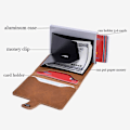 Miniatyrbillede 5 af 5: Kortholder - RFID & NFC beskyttelse - 5 kort Sort Sort{HH} Svart Black