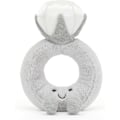 Miniatyrbilde 5 av 5: Jellycat Amuseables Diamond Ring Plysjdyr, 8 tommer | Bryllupsring Plysj | Forlovelses- og Bryllupsgave