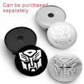 Pikkukuva 5 / 5: 4 kpl 56+60mm Coolit Autobots Logotyypin Transformers Badge Emblem Auton Pyörännavan Keskikupit Tarra Vanne Suoja Auton Muotoilutarvikkeet 60mm All Silver