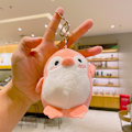Pikkukuva 1 / 11: Sarjakuva Kuromi -nukke koululaukun riipus nukke pehmolelu pari avaimenperä laukun riipus Plush pink penguin 11cm (with keychain)