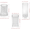 Miniatyrbillede 3 af 5: 3 stk. Plastik lysforme til lysfremstilling - Inkluderet Pillar Molds(3pcs)