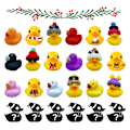 Miniatyrbilde 2 av 5: 24 stk. Gummiank Leike Blind Box Adventskalender 2022 Nedtelling Julegaver
