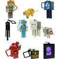 Miniatyrbillede 1 af 3: 10-pak Minecraft aftagelige nøgleringe, Minecraft bevægelige klodser pe