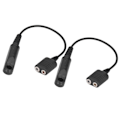 Miniatyrbillede 4 af 8: 2 stk. Walkie Talkie Audio Kabel Adapter Headset Adapter til UV-9R Plus K Port 2 Pin Headset{hh} 0.2