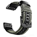 Miniatyrbilde 1 av 5: 22 mm nylonrem passer Garmin Fenix 5/fenix 6 (grønn)