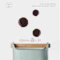 Miniatyrbild 5 av 5: Kaffesumpslåda Stor Kapacitet Espressobehållare Pulverfasad Restavfallsbehållare Tillverkningsverktyg Mjölkskummare Light Green