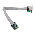 Miniatyrbillede 4 af 7: M.2 1000M Ethernet Netværkskort 10M/1G/100M Enkelt Port RJ45 M.2 AE til RTL8111H Gigabit Ethernet Kort til Desktop PC