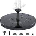 Vattenfontän solcellsdriven Svart 13cm