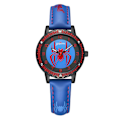 Miniatyrbilde 1 av 3: Spiderman lysende klokke vanntett analog klokke barnebursdagsgave Blue
