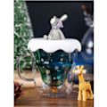 Miniatyrbilde 2 av 8: Unik Dobbelvegg Julekaffekopp, Dobbelt Lag Glassdesign Sikrer Varmebestandig og Kondensbestandig Ytelse, Perfekt For