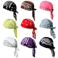 Miniatyrbild 7 av 10: Snabbtorkande Pirathatt i Bomull Utomhus Sport Bandana VIT white