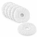 Microfiber-støvmoppe-udskiftningshoveder - 6-pak universelle til roterende mopper