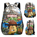 Pikkukuva 1 / 2: Roblox-reppu painettu reppu My World -reppu sarjakuva-anime lasten reppu-YX051