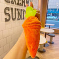 Pikkukuva 1 / 11: Sarjakuva Kuromi -nukke koululaukun riipus nukke pehmolelu pari avaimenperä laukun riipus Plush turns into carrot rabbit 11cm (with keychain)