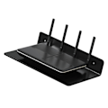 Miniatyrbillede 4 af 8: Flydende Projektor Vægmonteret Hylde Sikkerhedskamera Væghylde TV Bokse Router Flydende Hylde Multifunktionel Vægmontering Sort 0.1