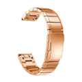 Miniatyrbillede 1 af 5: Rustfrit stål armbånd til Garmin Fenix 7S {HH} Rose Gold